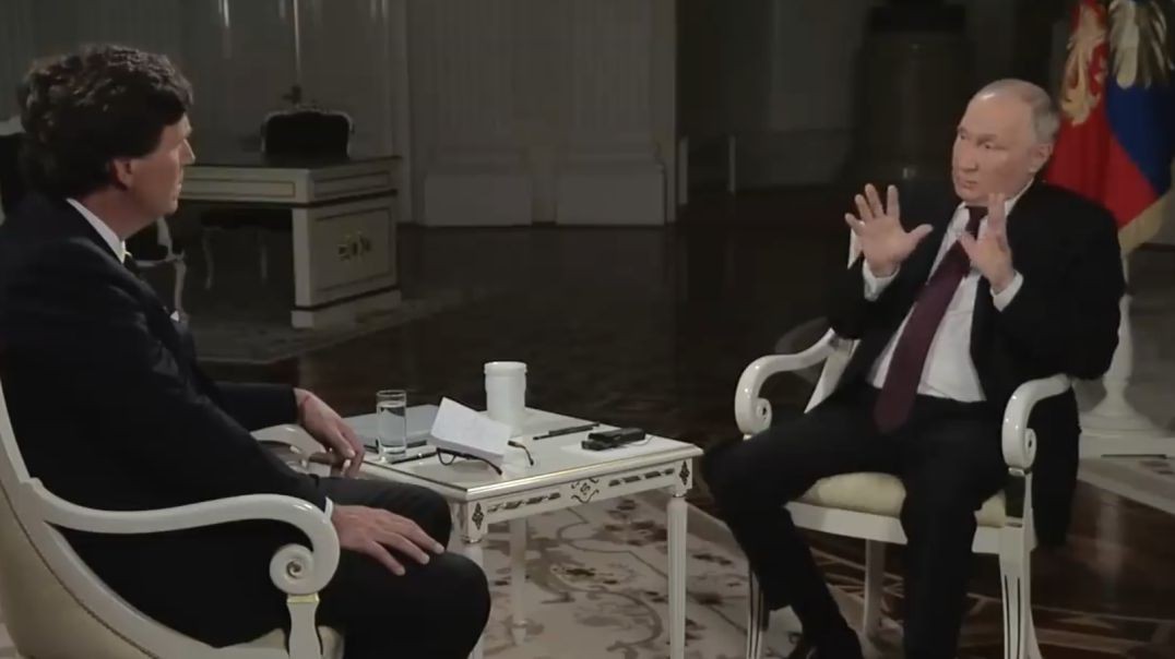 ⁣Tucker Carlson Meets Putin: An Interview in 2024