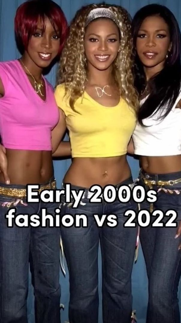 Early 2000s vs 2022 fashion 🌼