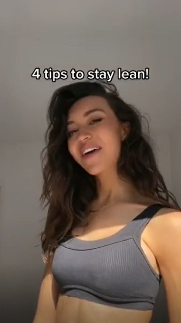 Model tips to stay lean!